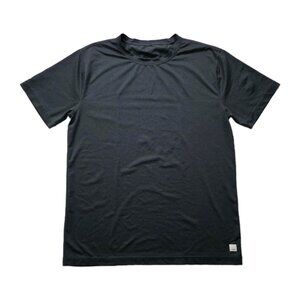 Vuori Tradewind Performance T Shirt Mens L Heathered Grey SS Crewneck Breathable